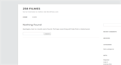 Desktop Screenshot of 258filmes.wordpress.com