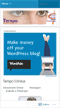Mobile Screenshot of clinicatempo.wordpress.com