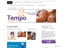 Tablet Screenshot of clinicatempo.wordpress.com