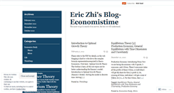 Desktop Screenshot of ericzhi.wordpress.com