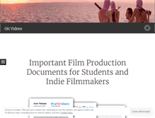 Tablet Screenshot of onvideos.wordpress.com