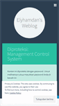 Mobile Screenshot of elyhamdan.wordpress.com