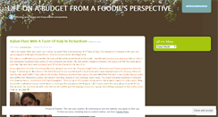 Desktop Screenshot of economicalfoodie.wordpress.com