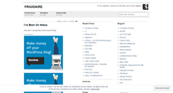 Desktop Screenshot of frigidaire.wordpress.com