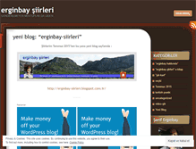 Tablet Screenshot of erginbay.wordpress.com
