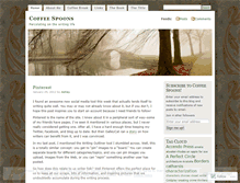 Tablet Screenshot of lifewithcoffeespoons.wordpress.com