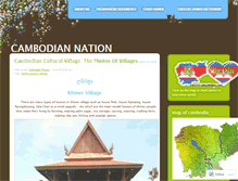 Tablet Screenshot of cambodiannation.wordpress.com