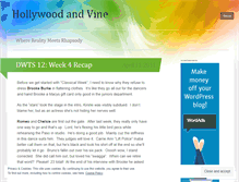 Tablet Screenshot of hollywoodandvine.wordpress.com