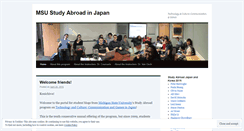 Desktop Screenshot of msustudyabroadjapan.wordpress.com