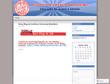 Tablet Screenshot of institutouniversal.wordpress.com