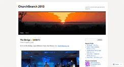 Desktop Screenshot of churchsearch2010.wordpress.com