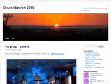 Tablet Screenshot of churchsearch2010.wordpress.com