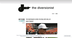 Desktop Screenshot of diversionist.wordpress.com