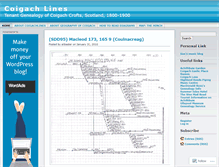 Tablet Screenshot of coigachlines.wordpress.com