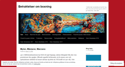 Desktop Screenshot of betraktelseromboxning.wordpress.com