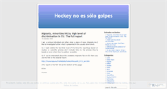 Desktop Screenshot of hockeynoessologolpes.wordpress.com
