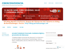 Tablet Screenshot of ciberconvivencia.wordpress.com