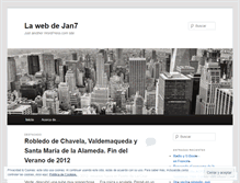 Tablet Screenshot of jan7map.wordpress.com