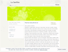 Tablet Screenshot of lusanfins.wordpress.com