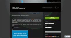 Desktop Screenshot of cyberarrow.wordpress.com