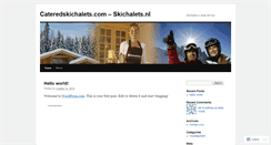 Desktop Screenshot of cateredskichalets.wordpress.com