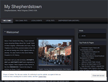 Tablet Screenshot of myshepherdstown.wordpress.com