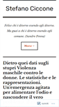 Mobile Screenshot of cicconestefano.wordpress.com