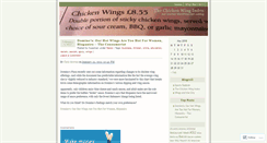 Desktop Screenshot of chickenwingindex.wordpress.com