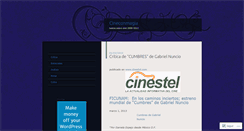 Desktop Screenshot of cineconmagia.wordpress.com