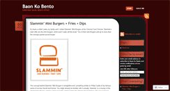 Desktop Screenshot of baonkobento.wordpress.com