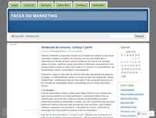 Tablet Screenshot of facesdomarketing.wordpress.com