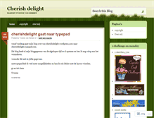 Tablet Screenshot of cherishdelight.wordpress.com