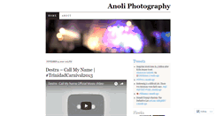 Desktop Screenshot of anoliphoto.wordpress.com