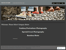 Tablet Screenshot of photosbyrome.wordpress.com
