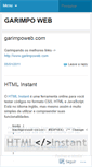 Mobile Screenshot of garimpoweb.wordpress.com