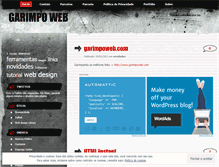 Tablet Screenshot of garimpoweb.wordpress.com