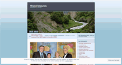 Desktop Screenshot of mineralresources.wordpress.com