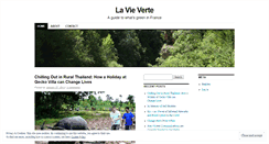 Desktop Screenshot of lavieverte.wordpress.com