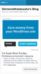 Mobile Screenshot of dinnerwithdaleasha.wordpress.com