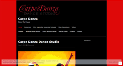 Desktop Screenshot of carpedanza.wordpress.com