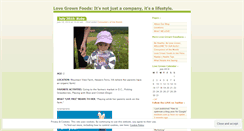 Desktop Screenshot of lovegrownfoods.wordpress.com