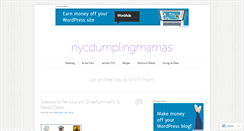 Desktop Screenshot of nycdumplingmamas.wordpress.com