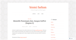 Desktop Screenshot of bismif.wordpress.com