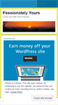 Mobile Screenshot of passionatelyyours.wordpress.com
