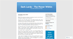 Desktop Screenshot of darklordssociety.wordpress.com