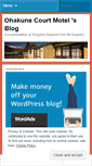 Mobile Screenshot of ohakunecourtmotel.wordpress.com