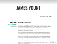 Tablet Screenshot of jamesyount.wordpress.com