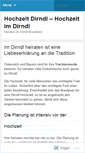 Mobile Screenshot of hochzeitdirndl.wordpress.com