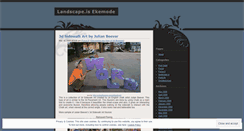 Desktop Screenshot of landscapeisekemode.wordpress.com