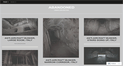 Desktop Screenshot of abandonedpics.wordpress.com